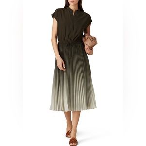Club Monaco olive ombré dress in EUC.
